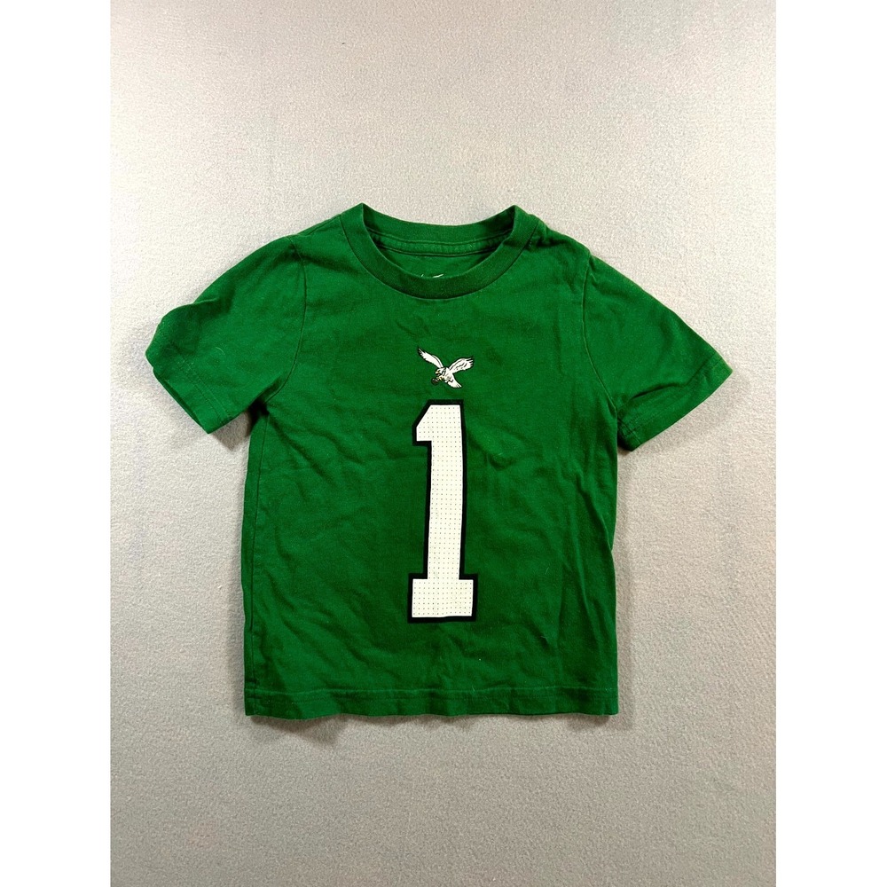 Nike Jalen Hurts Kelly Green Philadelphia Eagles Shirt Toddler 2T Green Logo
